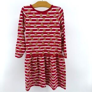 Blossom+Sprout by Florence Eiseman Red and White Gingerbread Dress
